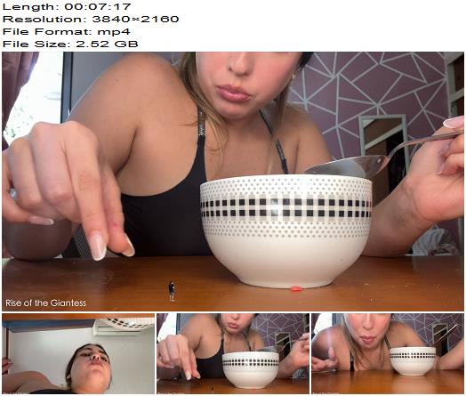 RISE OF THE GIANTESS  Breakfast Time  Giantess Gabriela preview