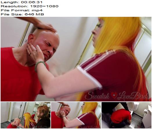 Swedish Lovebirds  Slapping Face in toilet Punishment preview