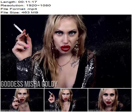 The Goldy Rush  Mesmerizing Smoking Brain Wash I Want You Totally Addicted To Nicotine And Me  MISTRESS MISHA GOLDY  RUSSIANBEAUTY preview