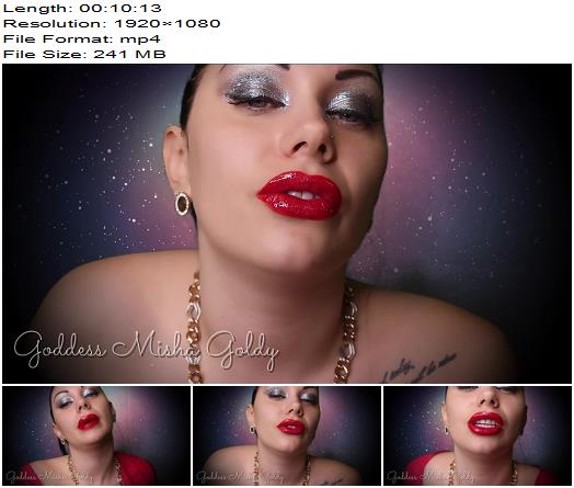 The Goldy Rush  My Sensual Red Lips Feel Good On My Bf Cock But For You From Them Just A Verbal Humiliation  MISTRESS MISHA GOLDY  RUSSIANBEAUTY preview