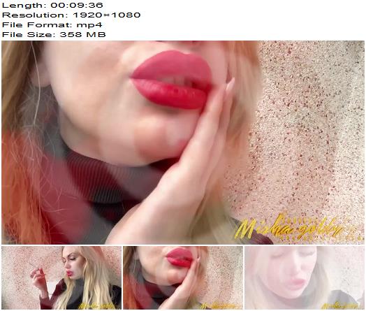 The Goldy Rush  Smoking Lipstification Stare Goon And Lose All Your Controls  Mistress Misha Goldy  Russianbeauty preview