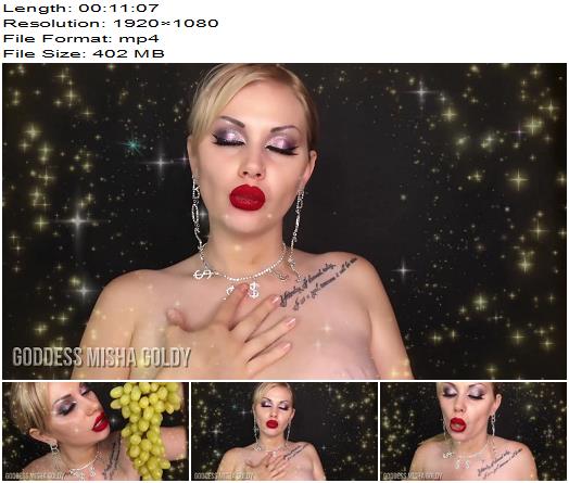 The Goldy Rush  This Is A Food Porn 2 Boy  Mistress Misha Goldy  Russianbeauty preview